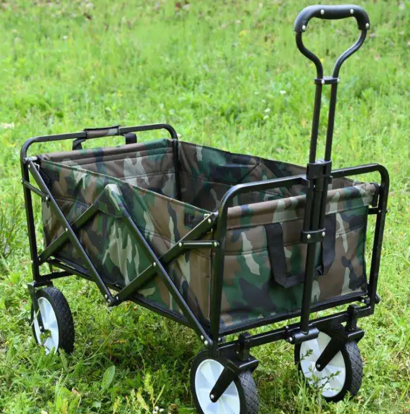 Customized Outdoor Folding Wagon Portable Trolley Carrier Of Storage