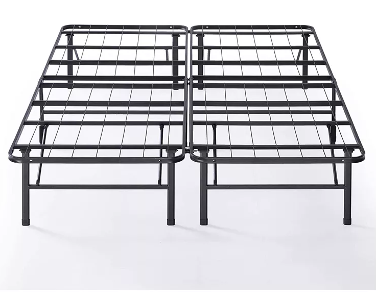 cheap bed Factory hot sale metal bed frame split queen split king Folding metal beds