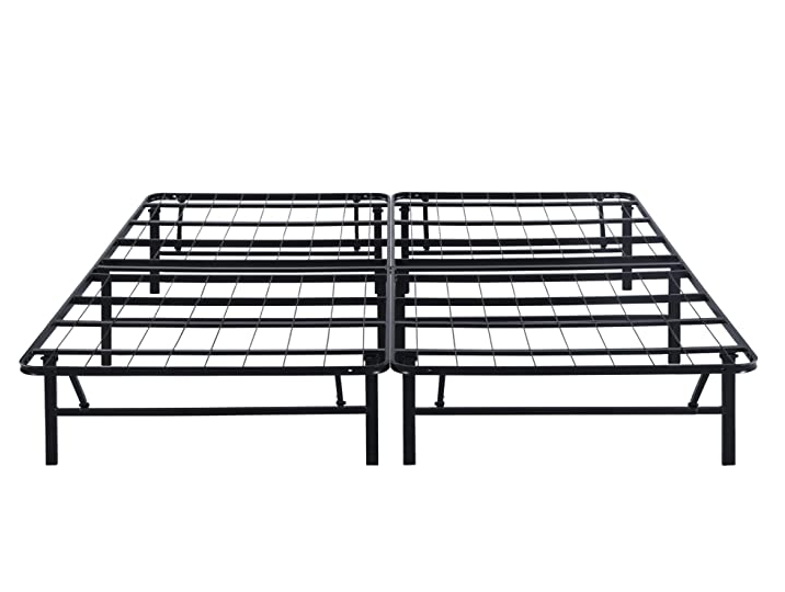 Steel Single Home Bedroom Furniture Storage Platform Mattress Foundation Bed Base Twin Size Metal Folding Beds Frame