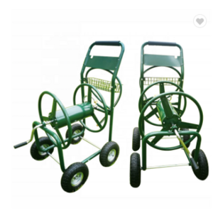 Heavy Duty Water Garden Hose Reel Cart for Water Garden with Basket