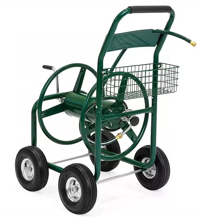 Heavy Duty Water Garden Hose Reel Cart For Water Garden