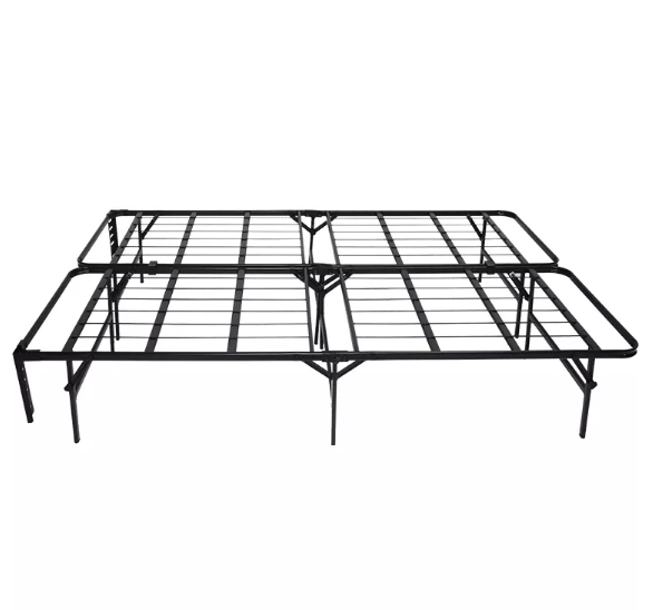 cheap bed Factory hot sale metal bed frame split queen split king Folding metal beds