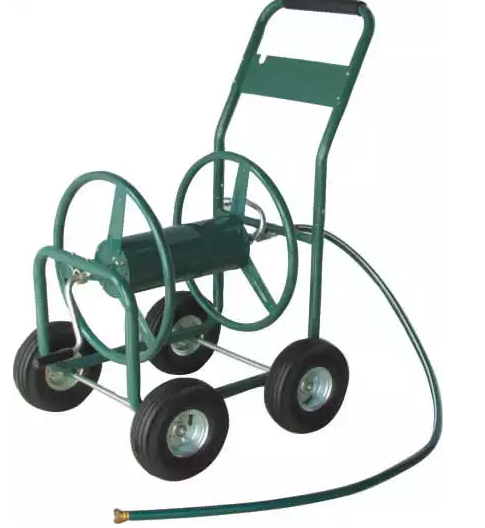 Heavy Duty Water Garden Hose Reel Cart for Water Garden with Basket