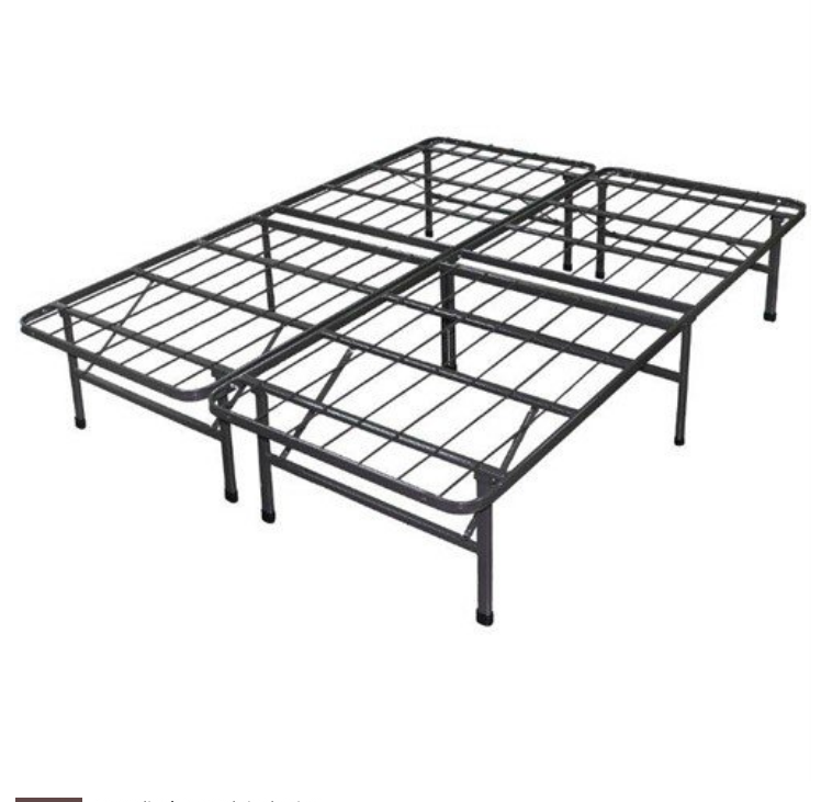 Steel Single Home Bedroom Furniture Storage Platform Mattress Foundation Bed Base Twin Size Metal Folding Beds Frame