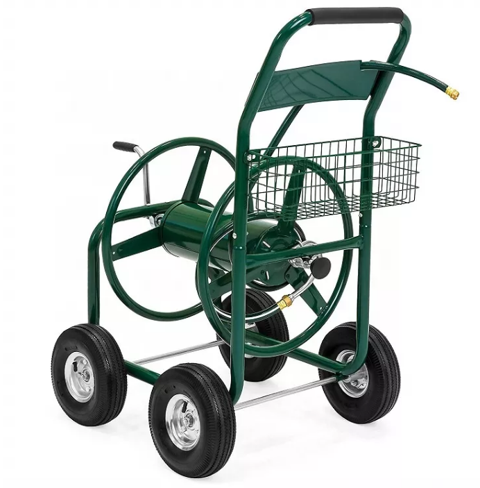 Heavy Duty Water Garden Hose Reel Cart For Water Garden