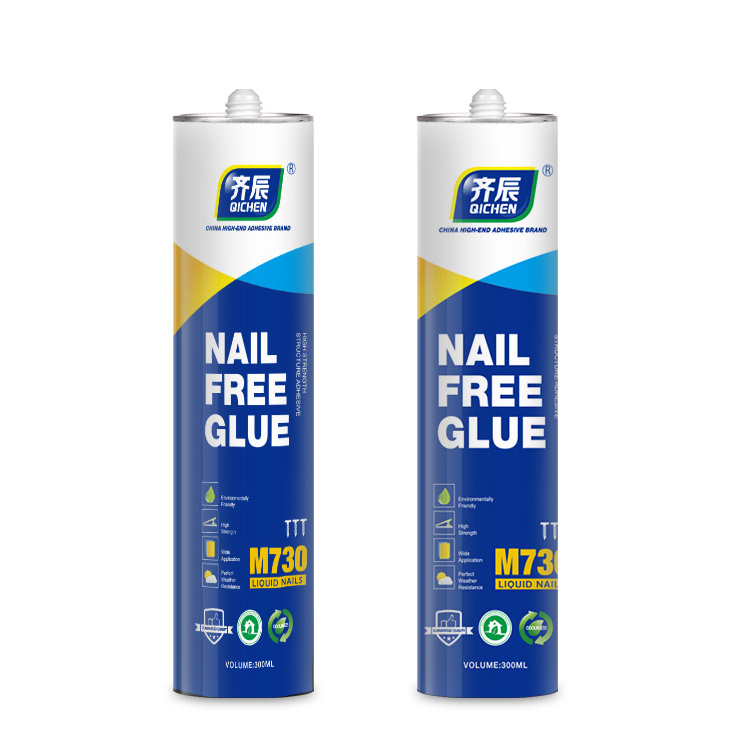 Super Quality nail-free glue adhesive High strength adhesion Eco-friendly liquid nail free adhesive for construction