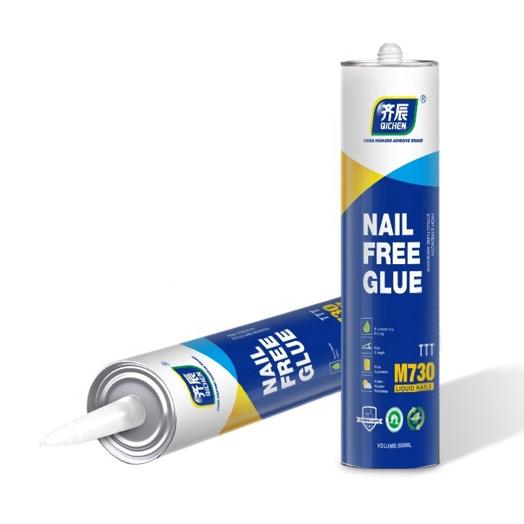 Super Quality nail-free glue adhesive High strength adhesion Eco-friendly liquid nail free adhesive for construction