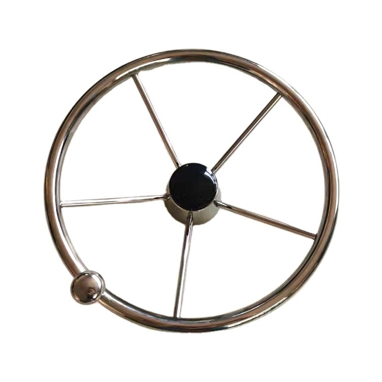 Hot selling marine hardware stainless steel boat steering wheel with best price