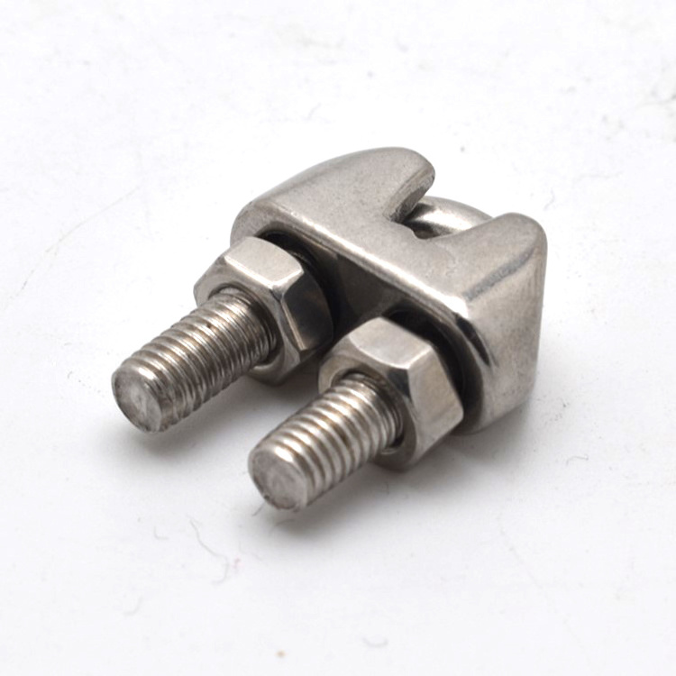 High quality stainless steel rigging hardware din741 wire rope clip