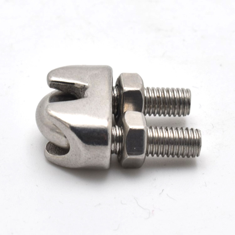 High quality stainless steel rigging hardware din741 wire rope clip