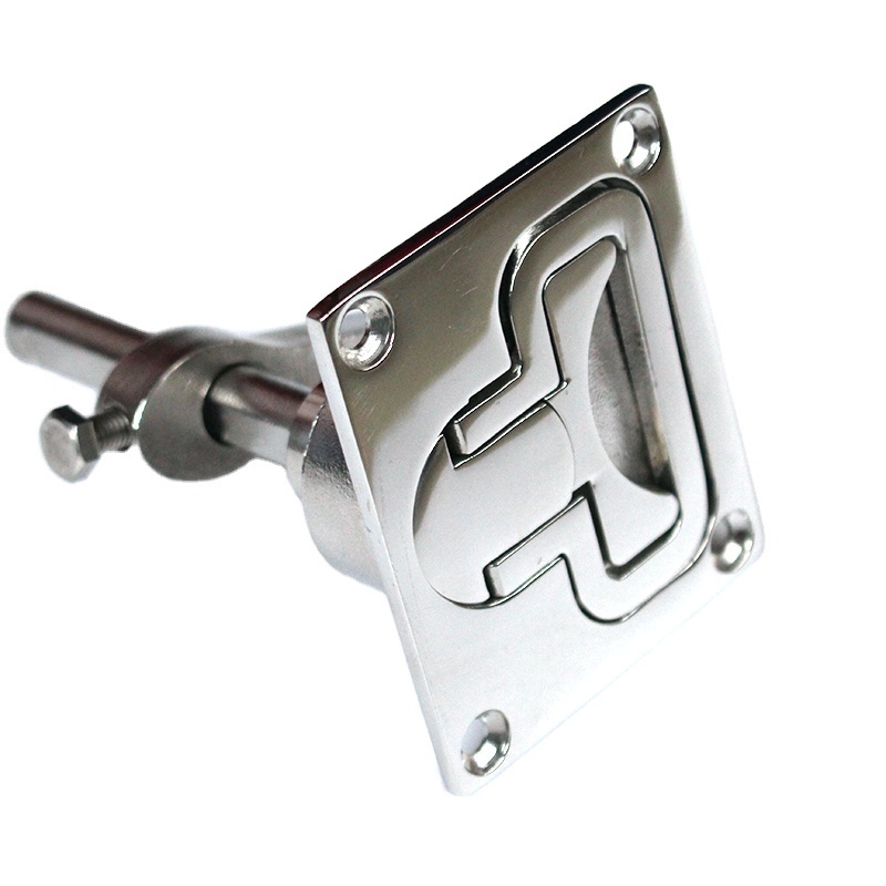 Marine parts stainless steel turning lock lift handle boat hatch lock wholesale