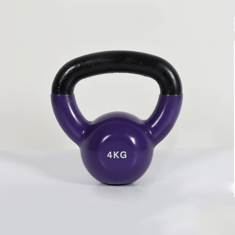 Fitness Color Cast Iron Impregnated Kettlebell 2KG, 4KG, 6KG, 8KG, 10KG, 12KG, 14KG, 16KG, 18KG, 20KG