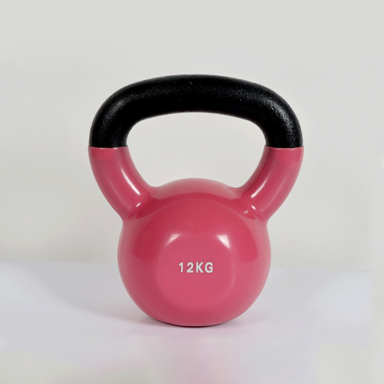 Fitness Color Cast Iron Impregnated Kettlebell 2KG, 4KG, 6KG, 8KG, 10KG, 12KG, 14KG, 16KG, 18KG, 20KG