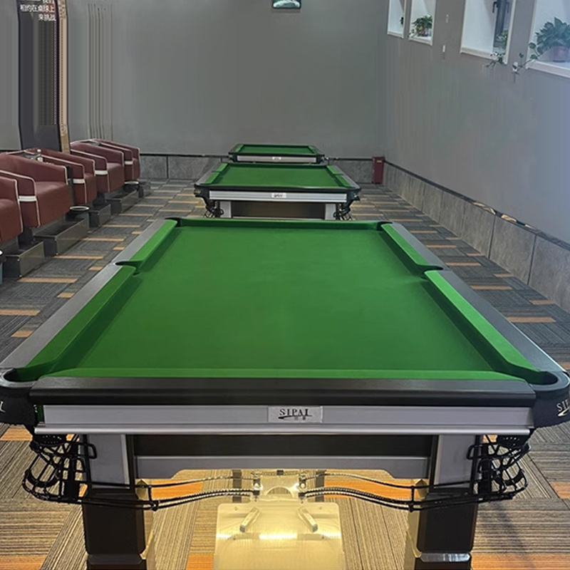 Supply of Chinese snooker billiards tables solid wood 9-foot luxury high-end billiards tables