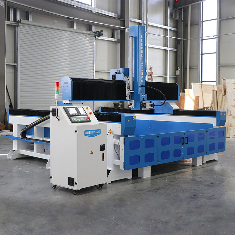 High performance cnc foam cutting machine 1325 1530 4 axis cnc router foam  with T-slot working table