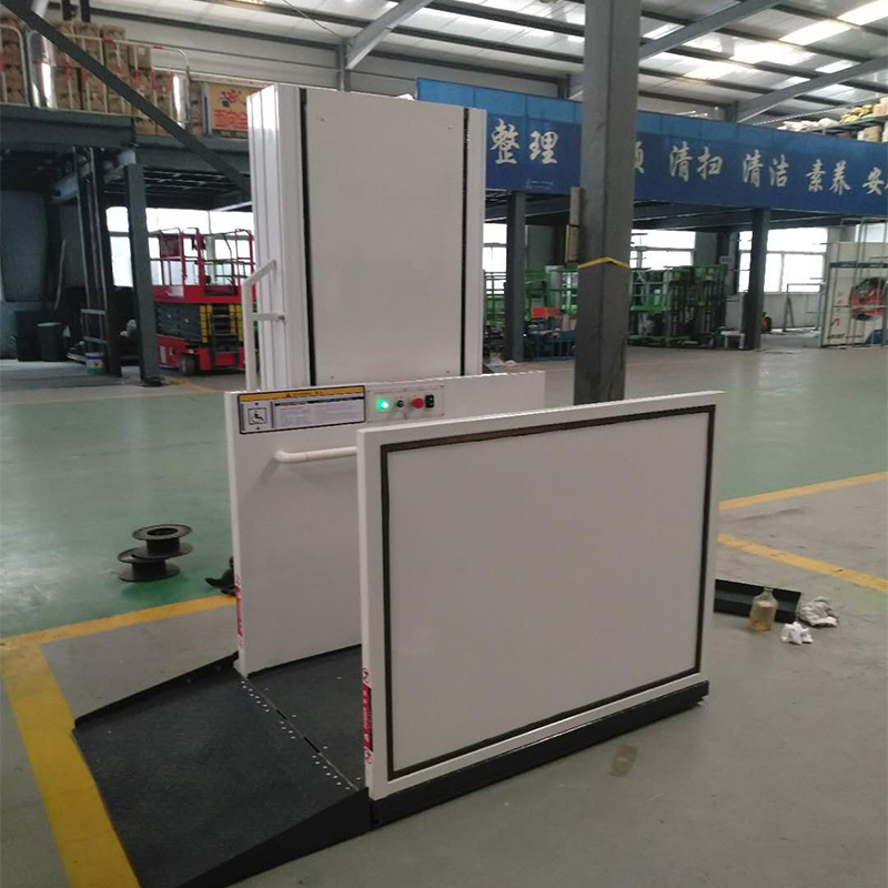 Customized Electric outdoor vertical barrier free elevator for Elderly and disabled wheelchair lifting and lowering