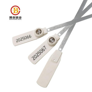 BCS106 high security one time used container door anti tamper security metal strip seal