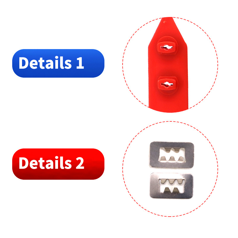 BCP410 tamper proof plastic container seal price pull tight plastic seal manufacturer fire extinguisher plastic seals