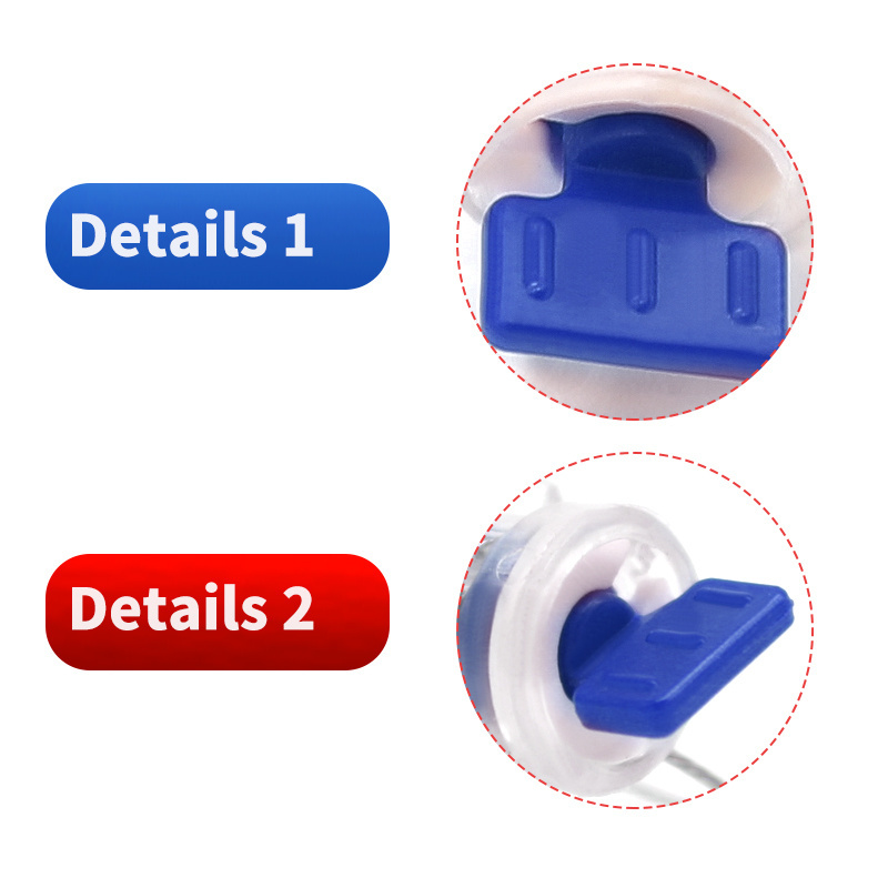 BCM119 Gas meter security seals polycarbonate meter seal blue gas meter seals