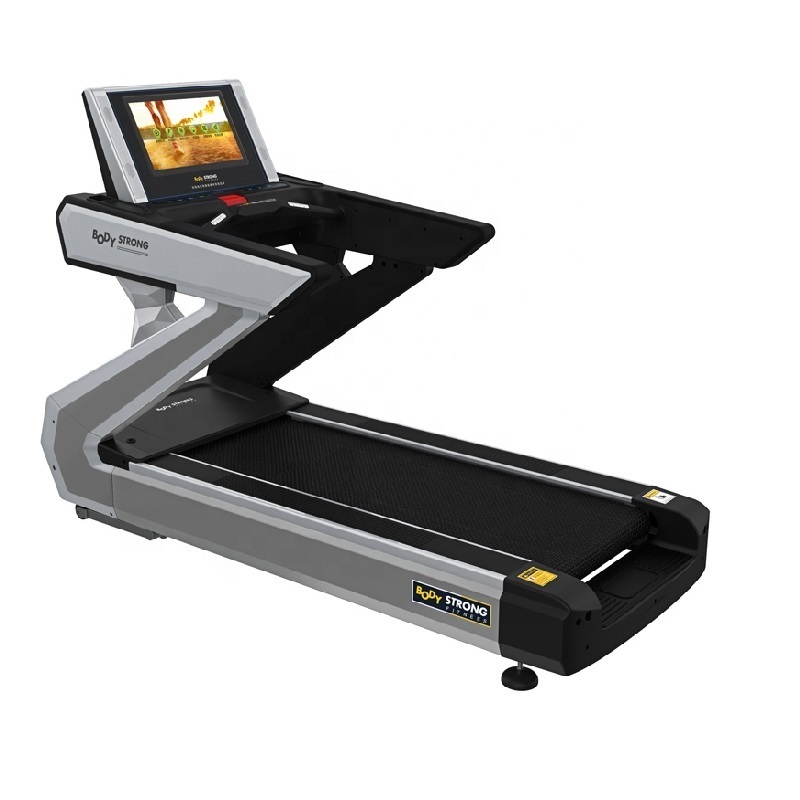 body strong home use fitness ELectric motorized treadmill screen auto incline 3.0HP AC motor