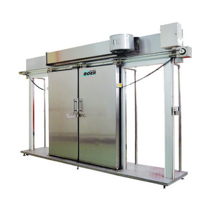 Customized specification size freezer door automatic or manual stainless steel cold room freezer sliding door