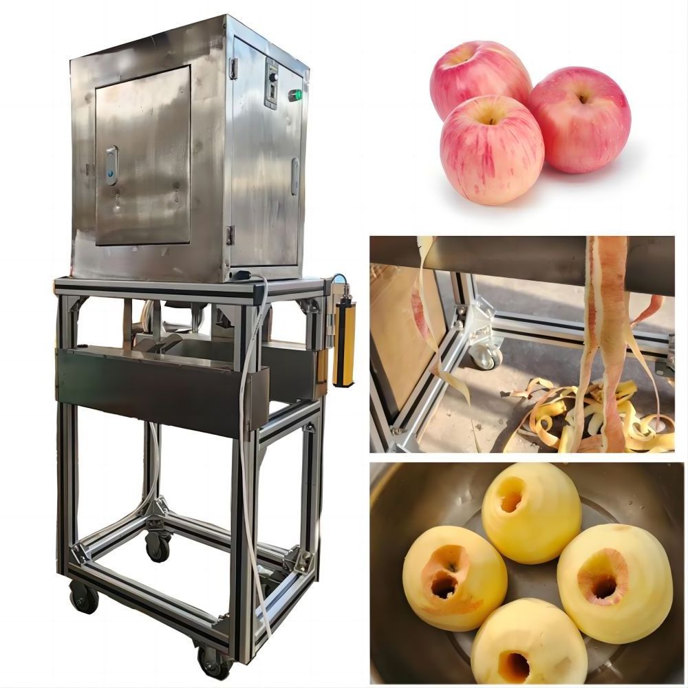 Industrial Automatic Stainless Steel Fruit Peeling And Coring Machine For Apple Orange Lemon Kiwi Electric Peeler And Corer