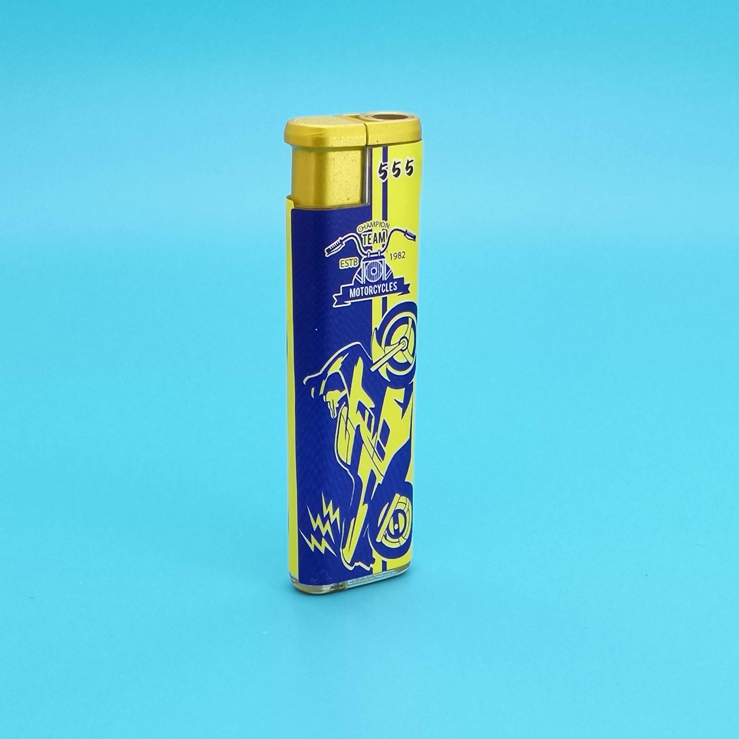 jet flame lighter refillable lighter, plastic jet torch lighter, custom print broad lighters 555