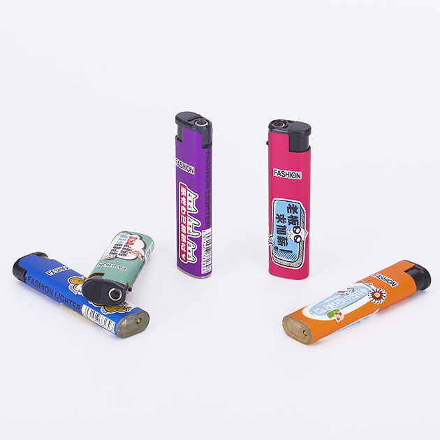 slim high quality refillable windproof  lighter sticking and wholesale price