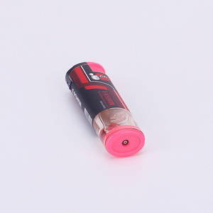 tube round slim electronic dice lighter thickened gas tank and strictly quality controlled