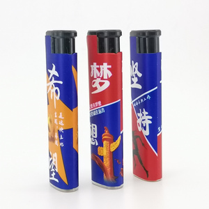 private label solid color lighter / flameless lighter lighter / wind proof lighter model 968