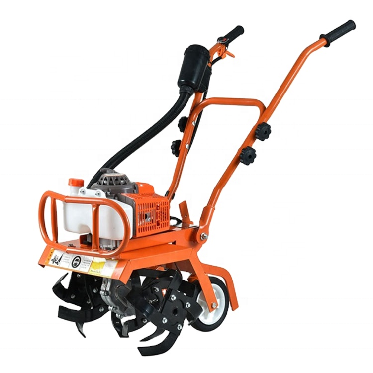 High quality gasoline 2-stroke manual rotary tiller for sale