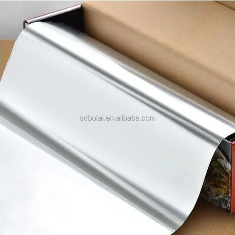 Aluminum Foil BBQ Alu Foil Roll Heavy-duty Multipurpose Use Food Grade Kitchen Aluminum Foil Jumbo Roll