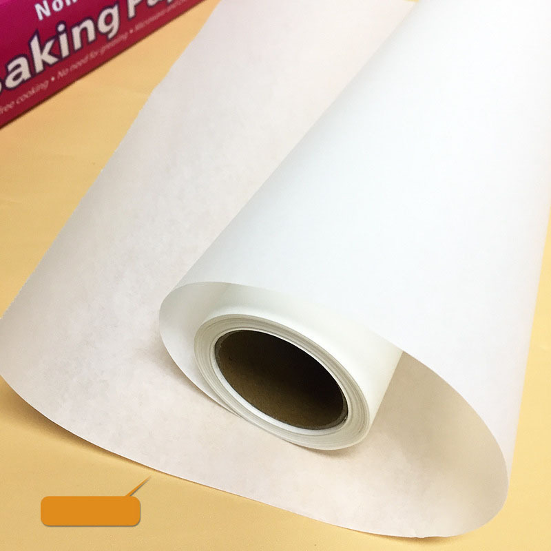 One Side White Silicone Coated Double Side Glassine Coated Liner Virgin Wood Pulp Baking Paper with Glassine Base for Food Use