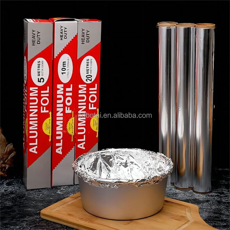 Factory Stock 1235 1100 Aluminum Foil 0.008-0.04mm Thickness for Air Conditioning & Kitchen Use Coated