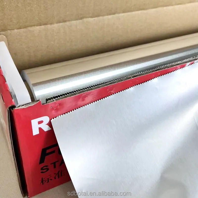 Factory Stock 1235 1100 Aluminum Foil 0.008-0.04mm Thickness for Air Conditioning & Kitchen Use Coated