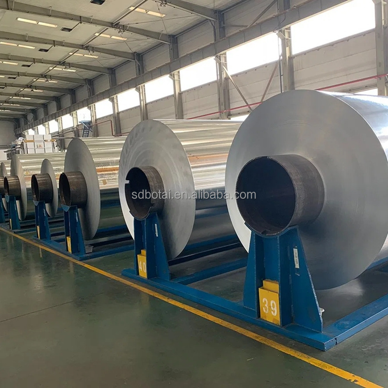 Aluminum Foil Factory 1235 3003 8011 Food Grade  Raw Materials 9 micron - 30 Micron Aluminum Foil Jumbo Rolls