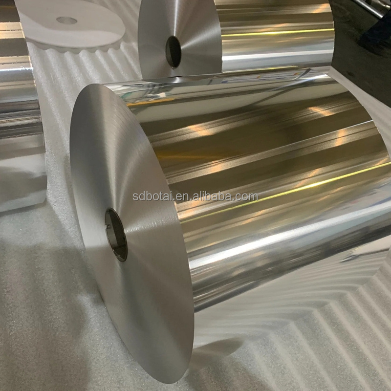 Aluminum Foil Factory 1235 3003 8011 Food Grade  Raw Materials 9 micron - 30 Micron Aluminum Foil Jumbo Rolls