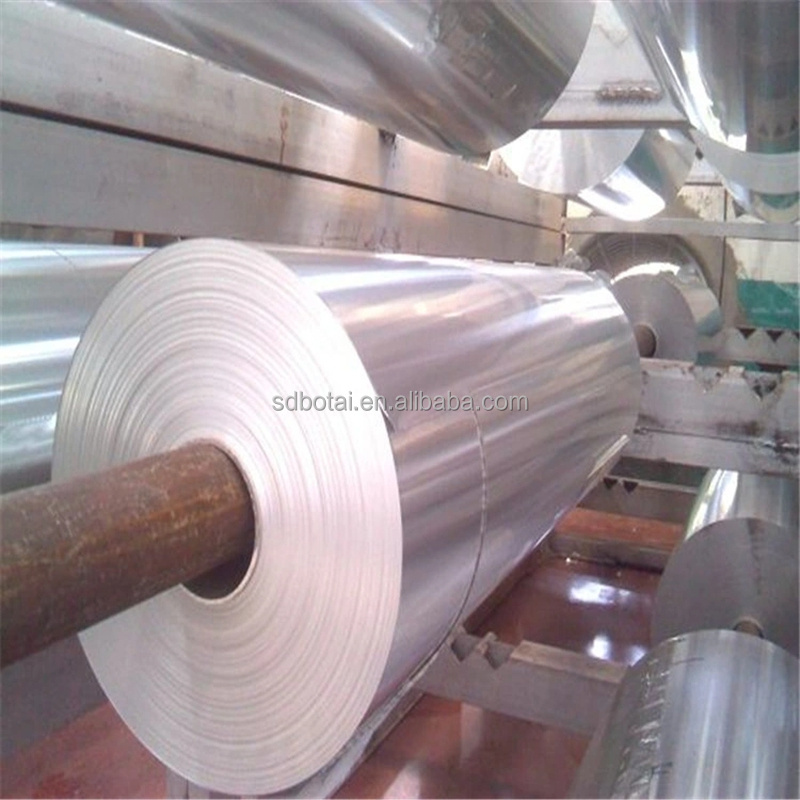 Aluminum Foil Factory 1235 3003 8011 Food Grade  Raw Materials 9 micron - 30 Micron Aluminum Foil Jumbo Rolls