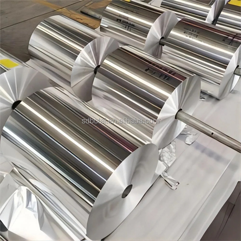 Food Grade Aluminum Foil Jumbo Roll 8011 Alloy Soft 13 14 Microns Aluminum Foil For Packaging