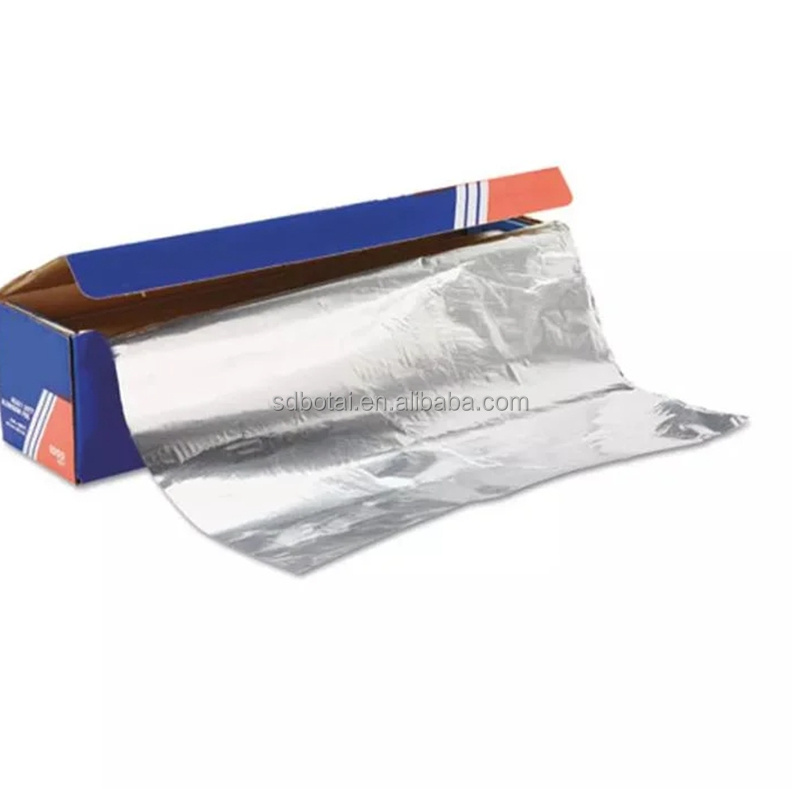 Household Kitchen 8011 12MIC 15MIC Aluminum Foil Paper Roll 8011 Coated Cooking Packaging for Home Use