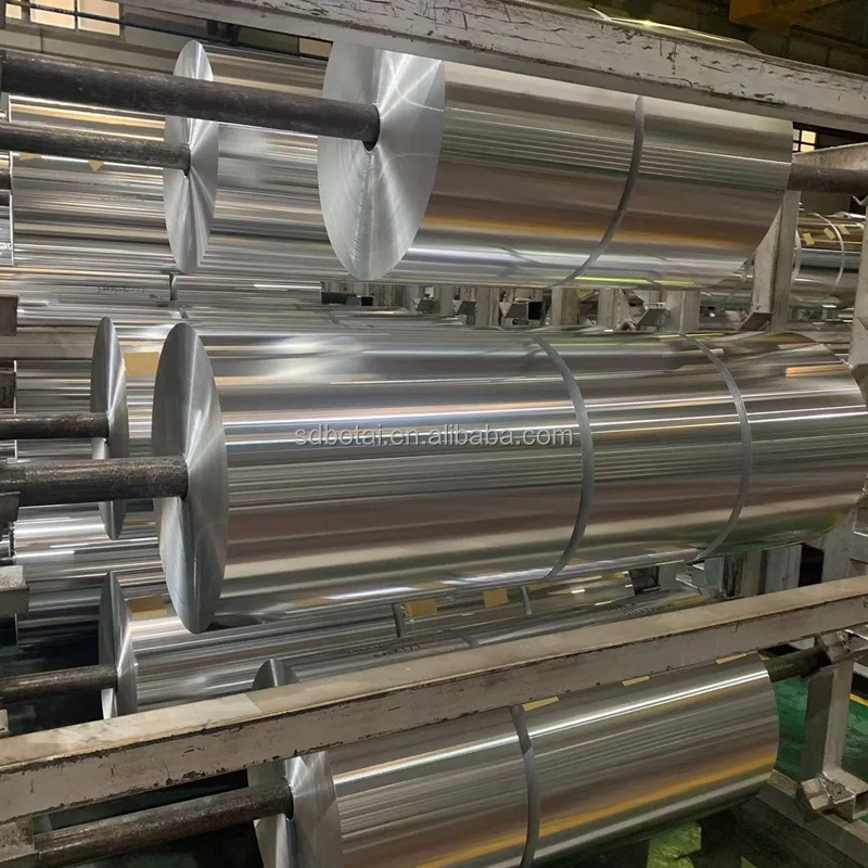 1235 8079 8011 O Aluminum Foil Jumbo Roll 0.006-0.03mm Thickness 200mm-1500mm Aluminum Foil For pharmaceutical packaging