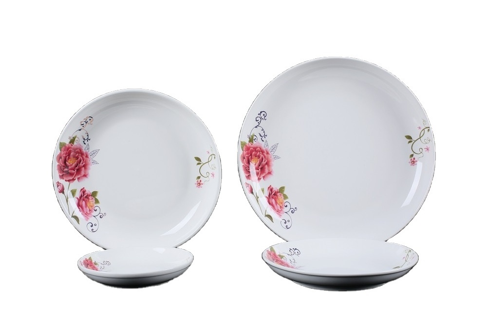 Hot selling  dinner plate  and dishes set ceramic porcelain dinnerware sets