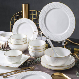 High grade Hot-Selling decal  Dinnerware Sets And Tableware Manufacturing By porcelain  for Home