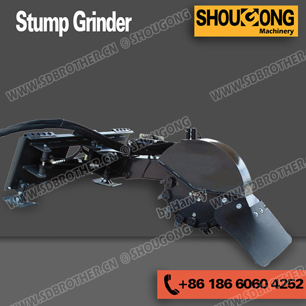 stump grinder for skid steer loader