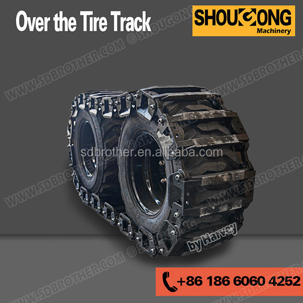 Over The Tire Track Steel Tracks for Skid Steer Loader