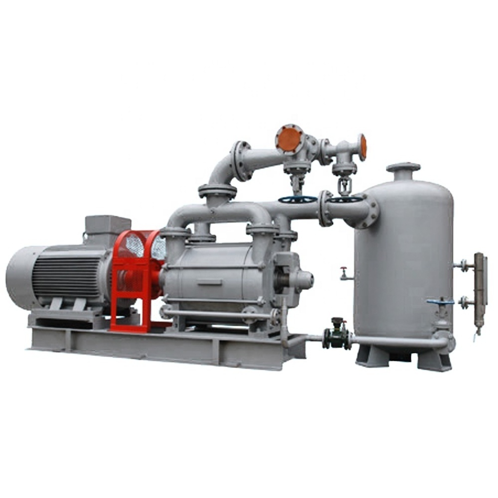 Multi purpose liquid ring suction air compressors water circulating vacuum pump unit for air conditioning