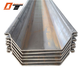 Prime quality hot rolled used second hand concrete steel sheet pile type 2 z type cost prices list for sale