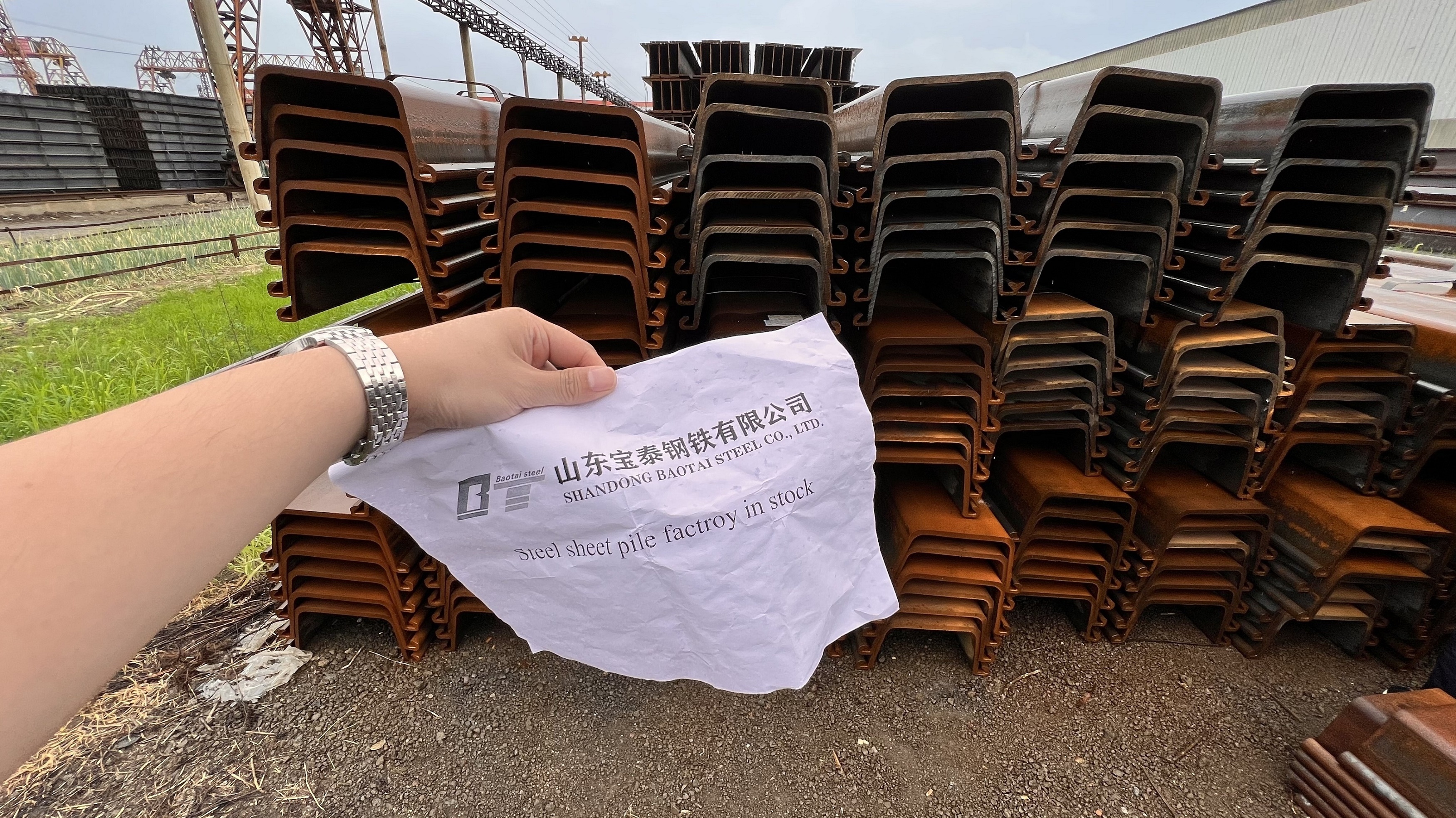 used precast pz40 sy295 500mm width 600*360 hot rolled profiles steel sheet pile u type in china