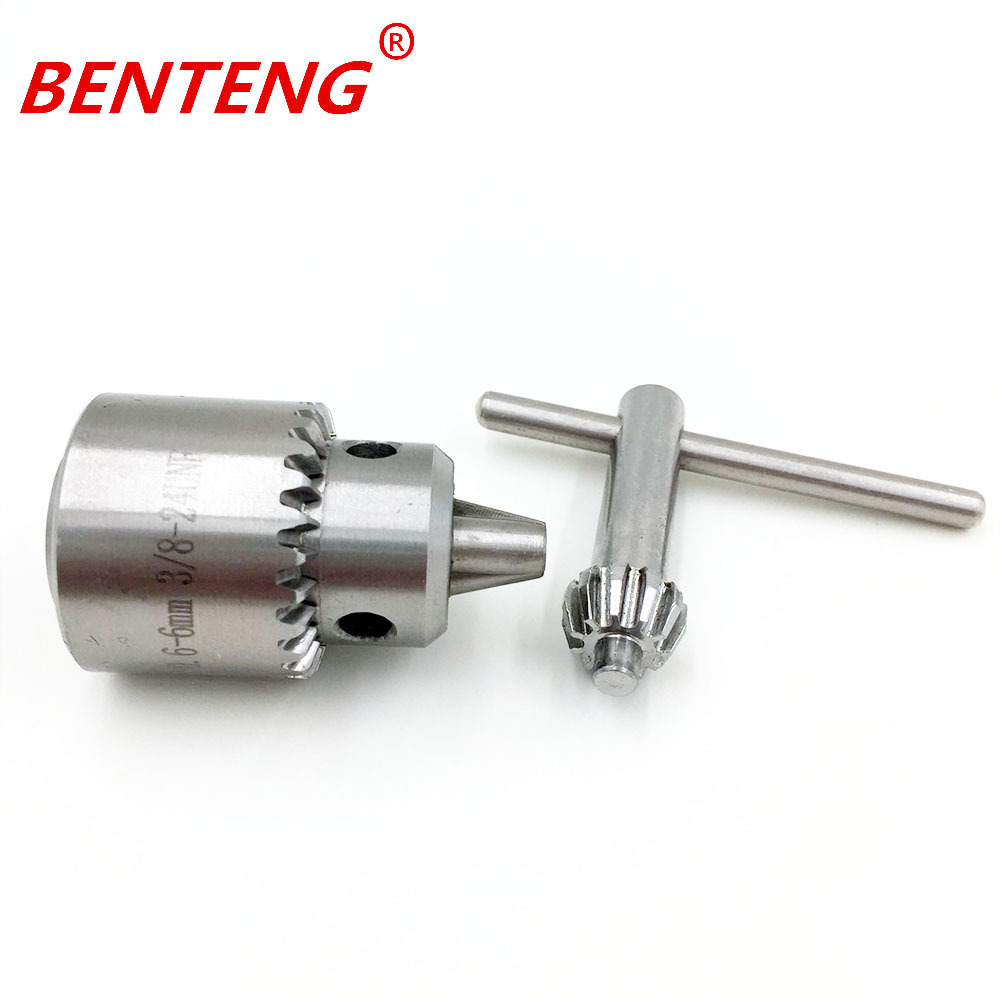 Large Stock 3-Jaw 10mm 13mm Drill Chuck with Keys for Electric Drill Machine