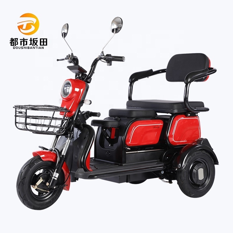 Electric 3-wheel electric bicycle electric rickshaw 600w electric motor electric tricycle motorcycle